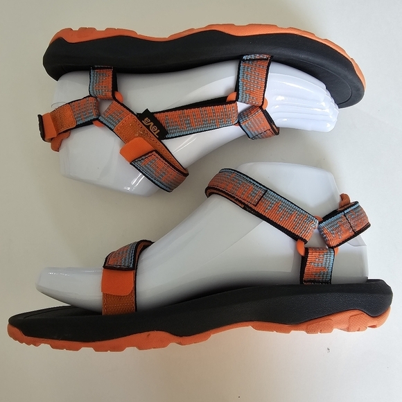 Teva Hurricane XLT 2 Blue & Orange Gender Neutral Sandals - Picture 4 of 9